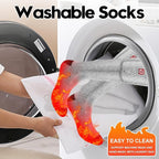 Autocastle Heated Socks for Men Women - Rechargeable Battery Electric Socks for Chronically Cold Feet - Winter Warm Thermal Washable Unisex Foot Warmer for Hunting Skiing Cycling