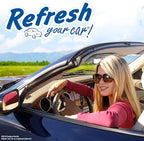 Refresh Your Car Refresh Car Air Freshener and Mini Car Oil Diffuser, Odor Eliminator That Can for Up to 90 Days (Sweet Berries & Fresh Linen)