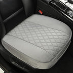West Llama Front Car Seat Cover Protector, Comfortable Velvet Bottom Seat Cover Fits 95% of Vehicles,Cars,SUVs,Sedans,21.26 × 20.86 Inch(2PC-Gray)
