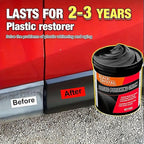 Car Plasti-c Restorer Black | Back to Black Bumpers Restorer | Car Trim Restorers with Sponge | Auto Revitalizing Coating Agent for Autos Seats, Upholstery, Bumpers & Sofas