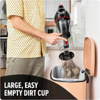 Dirt Devil Multi-Surface Total Pet+ Upright Bagless Vacuum Cleaner for Carpet and Hard Floor, with Pet Tool Kit, Powerful, Lightweight, Corded Vacuum Cleaners for Home Use