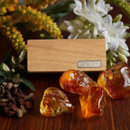 4 Packs Amber Vanilla Scented Natural Wood Vent Clips,【Luxury Winter Cozy Drive】 Car Scents Air Freshener Refills, Long Lasting Fragrance Diffuser, SUV Essentials Gift for Women