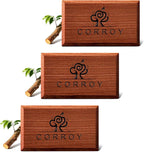 Car Air Freshener Natural Essential Oil Scent, Odor Eliminator and Purifier, Vent Clip Air Freshener for Car (Refill - 3 Pack - Pure Teak)
