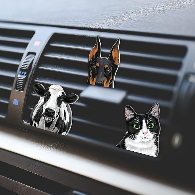 WIRESTER Fresh Scented Car Air Freshener Vent Clip, Decorative Accessories, Interior Decoration for Cars