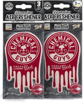 Chemical Guys Hanging Air Freshener, Variety Scent Pack 6 Pack, Great for Cars, Trucks, SUVs, RVs, Home, Garage, Workspace, Dorm Room & More (2 x 3 Packs, Black Frost, Cherry, Pina Colada) - AIR40402