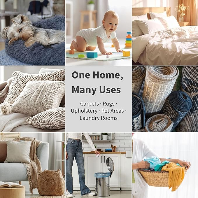 Lapew Stress Relief Carpet Deodorizer Powder - Pet Safe Freshener for Vacuuming | Scented Odor Eliminator for Home | 36 oz