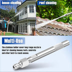 JOEJET Pressure Washer Long Range Chemical Nozzle, Shooter Tip for Pressure Washer, Long Range Pressure Washer Tip for 1.2-3.5 GPM, 1/4” Quick Connect