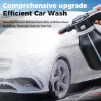 Electric Foam Sprayer,2L Portable Rechargeable Cordless Pressurized Spray Foam Cannon, Easy Clean & Acid Resistant for Car Wash Detailing Garden Black