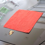 CARCAREZ Premium Microfiber Detailing Towels, 340 GSM Lint Free Car Buffing Waxing Polishing Drying Towels (6, Red, 16x16 Inch)