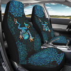 Car Seat Covers Front Seats Only Bucket Seat Protector Universal Fit Most Truck SUV Vans Aesthetic Car Accessories Automotive Interior Decor(2 Pack)（Frog 58）