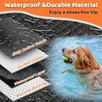 URPOWER Dog Car Seat Cover for Back Seat, Waterproof Car Seat Protector for Child Carseat & Pets, Nonslip Car Seat Covers for Full Size SUVs & Trucks