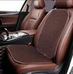 Cooling&Breathable 3D Air Mesh Car Seat Cushion for Summer, Universal Ventilated Comfortable Seat Pad, Suitable for Sedans,Vans,Pickup,Trucks,Suvs (Brown-1PcsBackCushion+1PcsSeatPad)