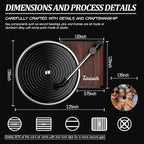 WOCOCN Customized Photo Car Air Freshener, Double-Sided Record Player Design, Unique Turntable Vinyl Shape,Meaning Gifts for Dad, Mom, Friends, Colleagues（9pcs）