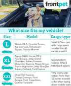 FrontPet SUV Cargo Liner for Dogs - Water-Resistant Pet Trunk Cargo Cover Mat for SUVs and Sedans with Bumper Flap Protector, Trunk Cover, Non-Slip Liner, (35" X 40") Upgraded 2025