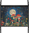 NDISTIN Aesthetic Mushroom Car Ceiling Cargo Net for SUV Adjustable Buckle Roof Net for Inside Car Moon Car Ceiling Storage Net Car Roof Storage Organizer Placing Children's Toys