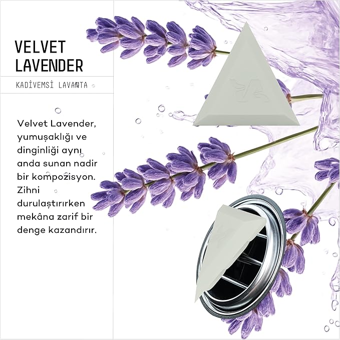 SPIN Multi-Scent Car Air Freshener – Mango & Melon, Satsuma, Velvet Lavender, Essential Oil Vent Clip (3 Pack)