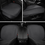 2pcs All-Season Car Seat Wraps Black - Breathable Car Seat Covers with Anti Slip Bottom - Durable Auto Seat Cushions Universal Fit for Vehicles Cars SUV Trucks Front Seats