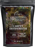 Lapew Barefoot Garden Carpet Deodorizer Powder - Pet Safe Freshener for Vacuuming | Scented Odor Eliminator for Home | 36 oz