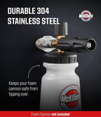 McKillans Automatic Foam Cannon Mount - 304 Stainless Steel - Automatic Quick Connect
