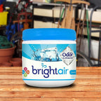 Bright Air Solid Air Freshener and Odor Eliminator, Cool and Clean Scent, 14 Ounces, 2 Pack
