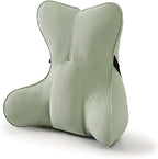 Lumbar Support Pillow (Pat. Pend) for Couch & Recliner, Ergonomic Chair Back Support for Lower Back Pain Relief, Back Support for Couch, with Adjustable Strap to Stay in Place, Celadon Green