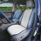 FH Group Car Seat Cushion – Neosupreme Single Front Seat Cover with Front Pockets, Airbag Compatible, Universal Fit Car Seat Cushion for Driver or Passenger Seat, SUV, Truck, Sedan & Van – White