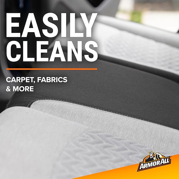 Armor All Car Cleaning Wipes, 60 Count Flat Pack, Powerful Car Wipes for Dashboards, Vinyl, Clear Plastics, Carpet and Fabric (Pack of 2)