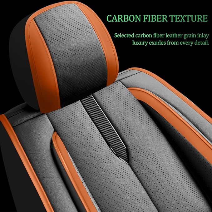 Fit 4Runner Car Seat Covers (5 Seats) for Select Toyota 4Runner 2003-2024 2025 2026 - Full Coverage Leather,Airbag Compatible, Waterproof & All Weather Seat Cushion Protector,Full Black-Brown