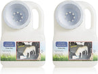 Lixit® Water Boy Portable Travel Dog Bowl - 3 Quart Spill Free Self Filling Pet Water Bowl - Made in USA (White, 2 Pack)