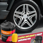 Trim Restorer, 300g Car Trim Restorer with Sponge, Automotive Detailing Supplies Cleaner Paste, Car Dashboard Scratch Remover Repair Wax for Vehicles Headlights Trims