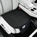 KAYI Car Seat Cushion, Comfort Memory Foam Car Cushions for Driving, Breathable Leather Surface with Anti Slip Rubber Bottom, Seat Cushion for Car and Office Chair (1, Knit Style Black)