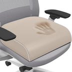 Seat Cushion for Tailbone Pain Relief, Office Chair Cushion, Memory Foam Large Chair Cushion with Non-Slip Cover for Soft Support at Office Chair, Car Seat, Airplane Beige/2X-Large
