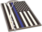 Elektroplate Police Thin Blue Line USA Flag Automotive Air Fresheners for Vehicles | New Car Scent (12-Pack) | Made in the USA