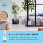 G's Breeze Blue Lagoon Air Freshener - Refreshing Tropical Oasis Fragrance - Invigorating Scent Inspired by Crystal-Clear Water & Exotic Escapes - Long-Lasting Freshness for Home, Car, or Office
