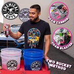 Chemical Guys Mr. Pink Car Wash Soap & Chenille Wash Mitt Kit - 16 oz High Foaming Auto Shampoo with Plush Microfiber Mitt - Safe for Cars, Trucks, Motorcycles, and RVs - Scratch-Free Cleaning Combo