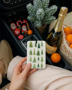 Vintage Christmas Berry Car Air Freshener 4 Pcs, Retro Christmas Snowflake Gingerbread Xmas Tree Hanging Air Freshener for Cars Closet Drawer Books, Xmas Car Accessories Mirror Decor for Women