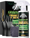 Kingvo Ceramic Coating for Cars, Car Wax Spray Graphene Ceramic Coating Shine Gloss Hydrophobicty for Auto Care Polish Detailing,10 OZ