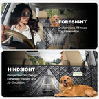 Back Seat Extender for Dogs, Non-Slip Dog Car Seat Cover for Back Seat with Hard Bottom, Durable Pet Car Backseat Cover, Waterproof Dog Hammock for Car SUV Truck