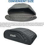 Aerodynamic Car Rooftop Cargo Carrier Bag - Soft Roof Top Luggage Bag for All Vehicles SUV with/Without Rack – Hard Sides - 4 Adjustable Straps – 8 Cubic Feet - Fold Flat Storage Bag