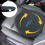 Sojoy iGelComfort Deluxe Gel Swivel Seat Cushion with Supportive Memory Foam 360 Degrees Rotating Seat Cushion for Home,Stool Chair,Office，13.5 Inches in Diameter Black