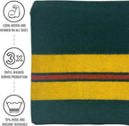 Arcturus Rainier Wool Blanket - Warm, Heavy, Washable, Bed Blanket | Great for Home & Camping (Fort Vancouver, Queen)