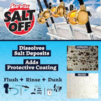 STAR BRITE Salt Off Concentrate - Ultimate Salt Remover Wash & Marine Engine Flush for Boats, Vehicles, Trailers, and More - 32 OZ (093932)