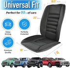Car Seat Cushion with Back Support Pillow, Comfy Lumbar Support & Seat Cushion, Memory Foam Driving Pillow for Back-Sciatica Pain Relief, Auto Pad Suitable for Car, Truck, SUV - 4D Mesh Black