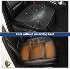 West Llama Car Seat Covers for Summer,Ice Silk Bottom Seat Covers for Cars Include 2 Piece Front Driver Seat Pad Mat Universal Fits 90% SUVs,Cars,Sedans(2Piece-Black)