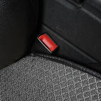 Universal Rear Seat Protector – All-Season Breathable Car Bench Cover with Non-Slip Base,3D Diamond-Pattern Fabric, Fits Most Sedans, SUVs, Vans & Trucks（Black）