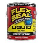 Flex Seal Liquid, Rubber Coating Sealant, Waterproof, Flexible, Breathable, and UV Resistant, Roof Repair, Basements, RV, Campers, Trailers, Marine, EPDM, Masonry, Black, 1 Gallon