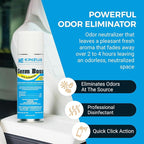 Kinzua Environmental Germ Boss Strong Odor Eliminator, Fast-Acting Cleaning & Deodorizing Fogger, Mold Bomb Fogger for Smell Control with Fresh Scent, Covers Up to 1,000 cu ft, 6 oz