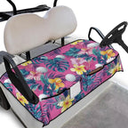 Biyejit Golf Cart Seat Covers with 4 Pockets Golf Cart Seat Towel Blanket Fits 2-Seat Golf Carts, Golf Cart Accessories