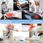 Lumbar Support Pillow for Office Chair - Lumbar Pillow for Car - Ergonomic Lumbar Support Pillow for Car Automotive Seat Cushions