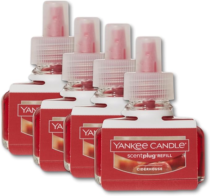 Yankee Candle ScentPlug Refill, Ciderhouse, 1 CT (Pack of 4)